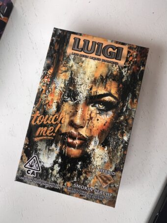 LUIGI  - Disposable - Smoking Peachy   - hybrid - (Live Resin Liquid Diamonds) 2G+Pre-Roll