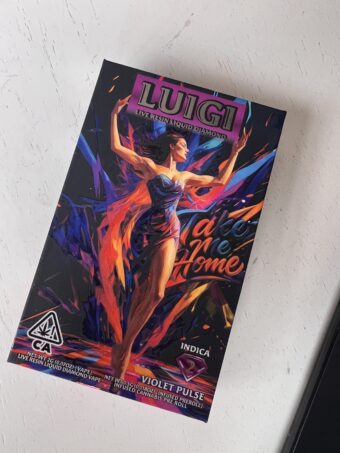 LUIGI  - Disposable - Violet Pulse   - Indica - (Live Resin Liquid Diamonds) 2G+Pre-Roll