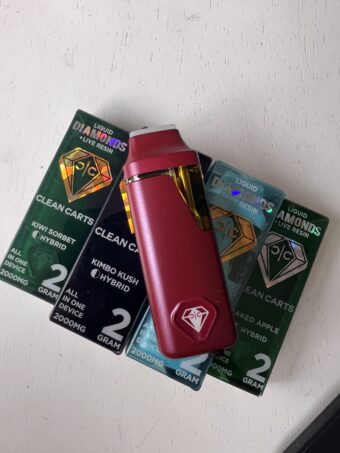 Clean Carts - Liquid Diamonds - 2G - Hybrid - Flavors Available - / Cherry Noir / Baked Apple / Blue Razz Lemonade / Chocolate Marshmallow / Kiwi Sorbet / Sherb Mints / Kimbo Kush